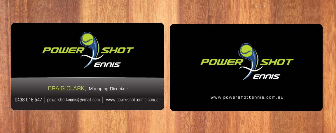 Diseño de Tarjeta de Presentación por Sbss para Power Shot Tennis | Diseño #1477133