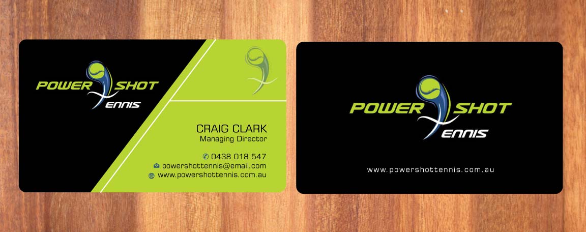 Diseño de Tarjeta de Presentación por Sbss para Power Shot Tennis | Diseño #1477136