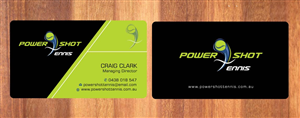 Business Card Design by Sbss for Power Shot Tennis | Design: #1477136
