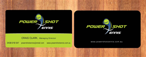 Business Card Design by Sbss for Power Shot Tennis | Design: #1477140