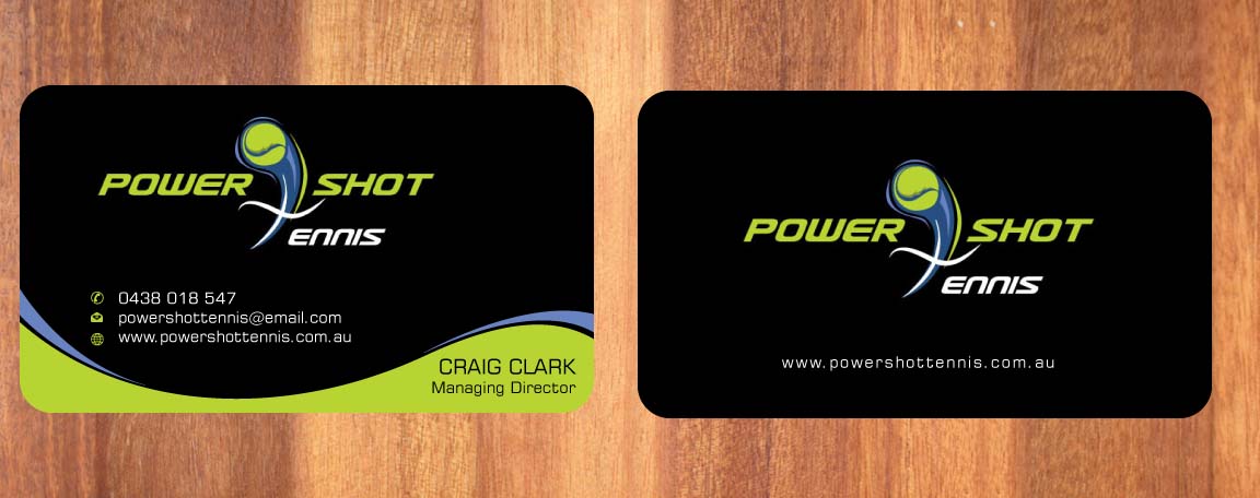 Diseño de Tarjeta de Presentación por Sbss para Power Shot Tennis | Diseño #1477142
