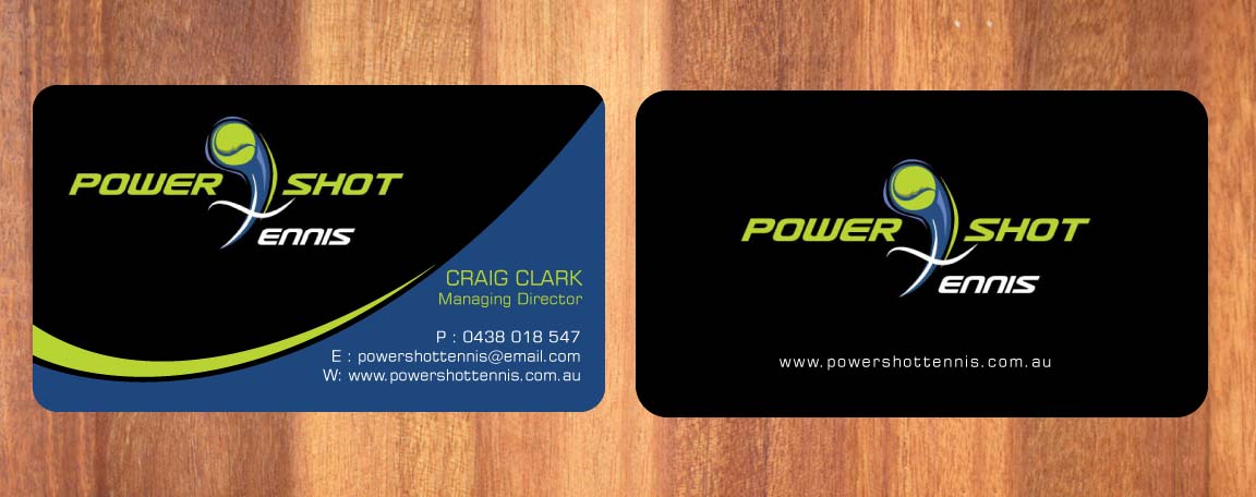 Visitenkarten-Design von Sbss für Power Shot Tennis | Design #1477150
