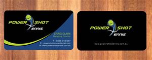 Business Card Design by Sbss for Power Shot Tennis | Design: #1477150