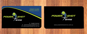 Business Card Design by Sbss for Power Shot Tennis | Design: #1477155