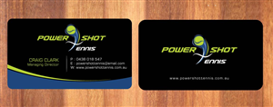 Business Card Design by Sbss for Power Shot Tennis | Design: #1477158