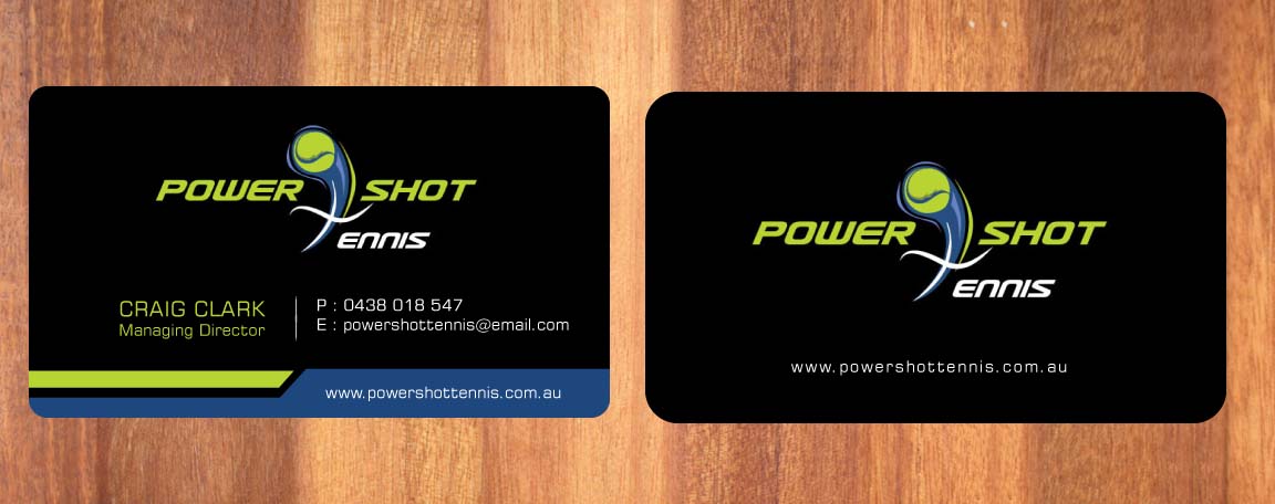 Diseño de Tarjeta de Presentación por Sbss para Power Shot Tennis | Diseño #1477533