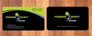 Business Card Design by Sbss for Power Shot Tennis | Design: #1477535
