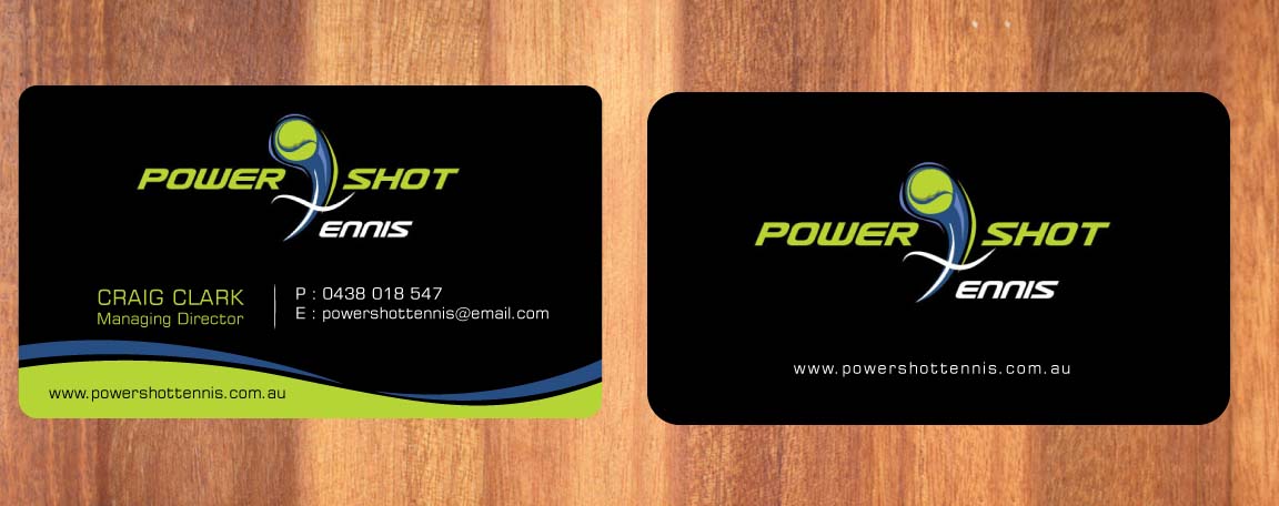 Diseño de Tarjeta de Presentación por Sbss para Power Shot Tennis | Diseño #1477537