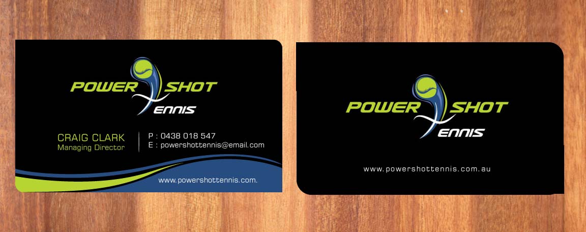 Diseño de Tarjeta de Presentación por Sbss para Power Shot Tennis | Diseño #1477539