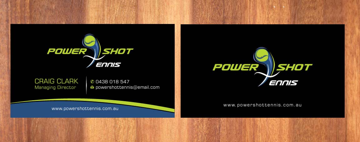Diseño de Tarjeta de Presentación por Sbss para Power Shot Tennis | Diseño #1477540