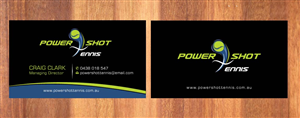 Business Card Design by Sbss for Power Shot Tennis | Design: #1477540