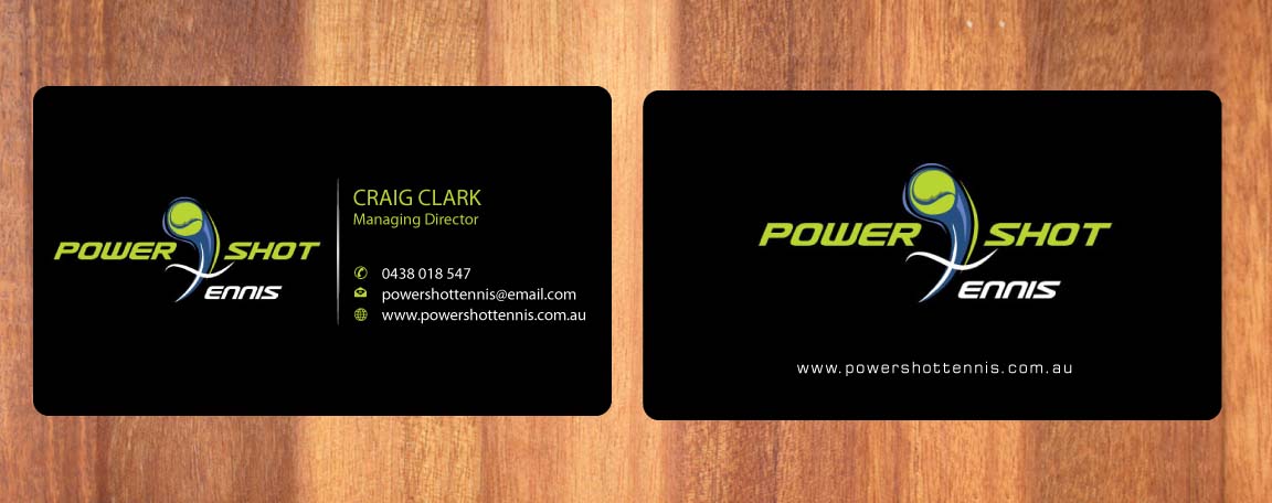 Diseño de Tarjeta de Presentación por Sbss para Power Shot Tennis | Diseño #1477569