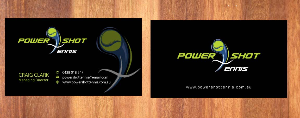 Diseño de Tarjeta de Presentación por Sbss para Power Shot Tennis | Diseño #1477576