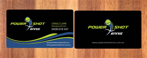 Business Card Design by Sbss for Power Shot Tennis | Design: #1477587