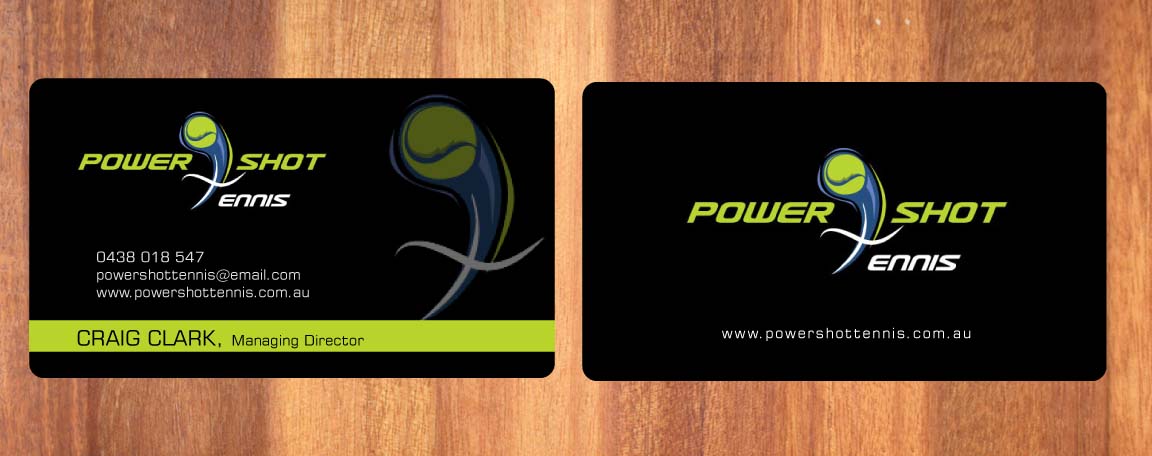 Diseño de Tarjeta de Presentación por Sbss para Power Shot Tennis | Diseño #1477590