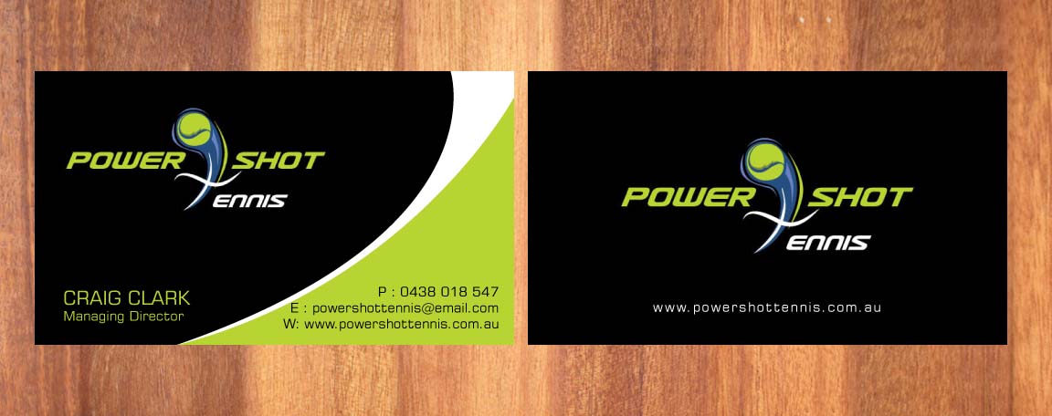 Diseño de Tarjeta de Presentación por Sbss para Power Shot Tennis | Diseño #1477594