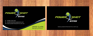 Business Card Design by Sbss for Power Shot Tennis | Design: #1477597