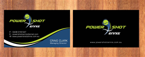 Business Card Design by Sbss for Power Shot Tennis | Design: #1477598