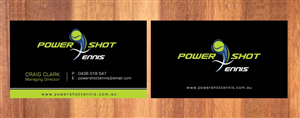 Business Card Design by Sbss for Power Shot Tennis | Design: #1477601