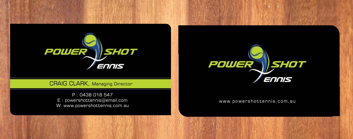 Diseño de Tarjeta de Presentación por Sbss para Power Shot Tennis | Diseño #1477605