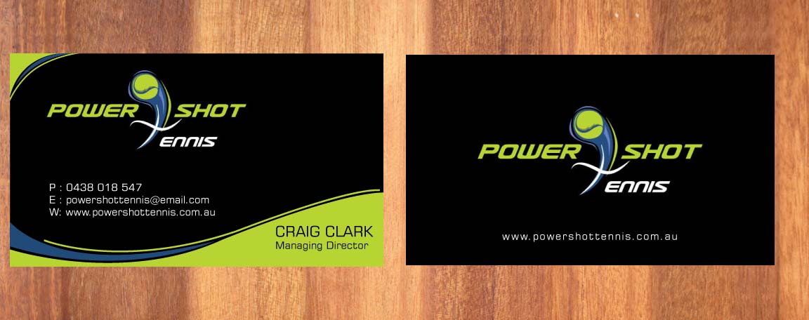 Visitenkarten-Design von Sbss für Power Shot Tennis | Design #1477610