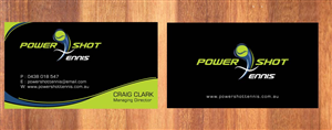 Business Card Design by Sbss for Power Shot Tennis | Design: #1477610