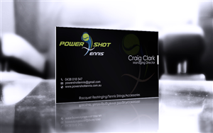 Business Card Design by Naavyd for Power Shot Tennis | Design: #1475632