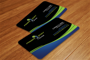 Business Card Design by Sarah Mathews for Power Shot Tennis | Design: #1476774