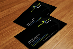 Business Card Design by Sarah Mathews for Power Shot Tennis | Design: #1480432