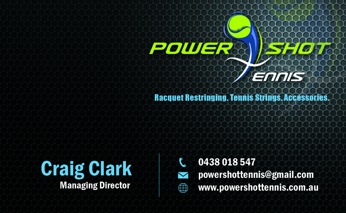 Design de Carte de Visite par RhythmGraphics pour Power Shot Tennis | Design #1487280
