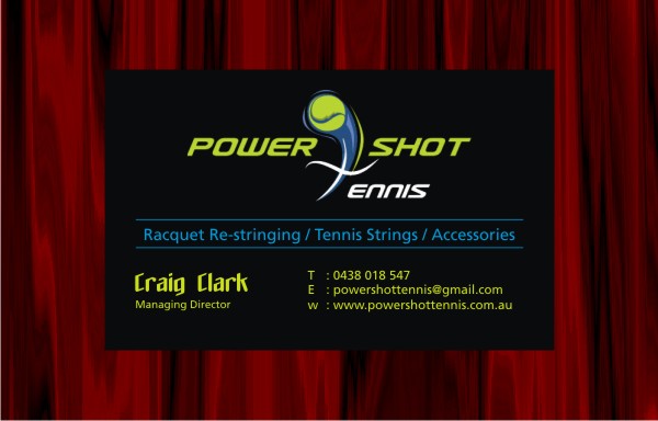 Diseño de Tarjeta de Presentación por thisisit para Power Shot Tennis | Diseño #1475589
