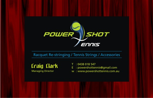Business Card Design by thisisit for Power Shot Tennis | Design: #1475589