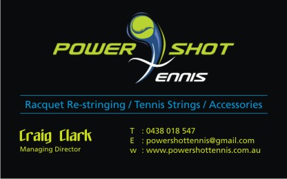 Business Card Design by thisisit for Power Shot Tennis | Design #1475595