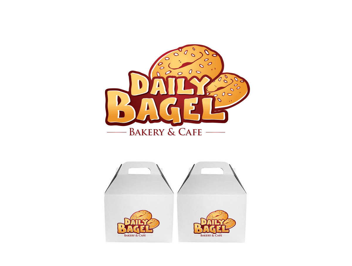 Diseño de Logo por creative.visuals para Daily Bagel Cafe | Diseño #1548006
