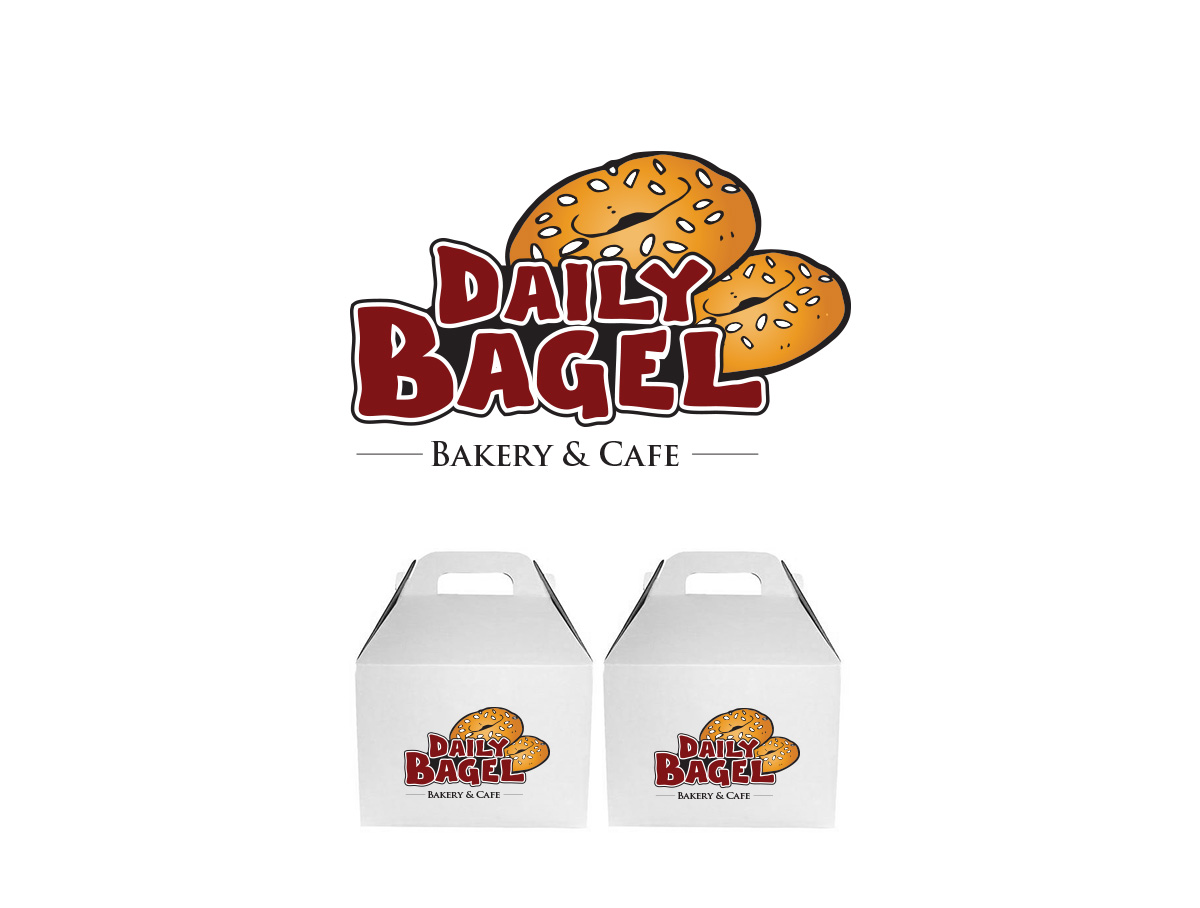 Logo Design by creative.visuals for Daily Bagel Cafe | Design #1549306