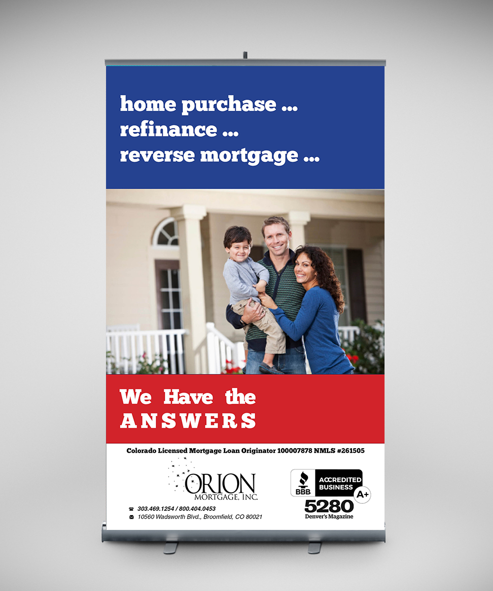 Signage Design by senja for Orion Mortgage, Inc. | Design #5313249