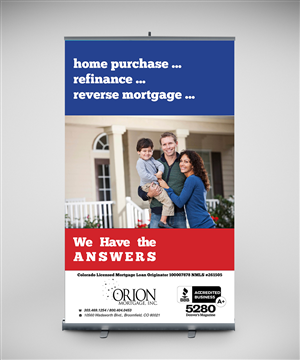 Signage Design by senja for Orion Mortgage, Inc. | Design: #5313249
