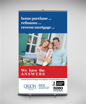 Signage Design by senja for Orion Mortgage, Inc. | Design: #5329959
