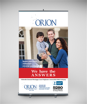 Signage Design by senja for Orion Mortgage, Inc. | Design: #5355395
