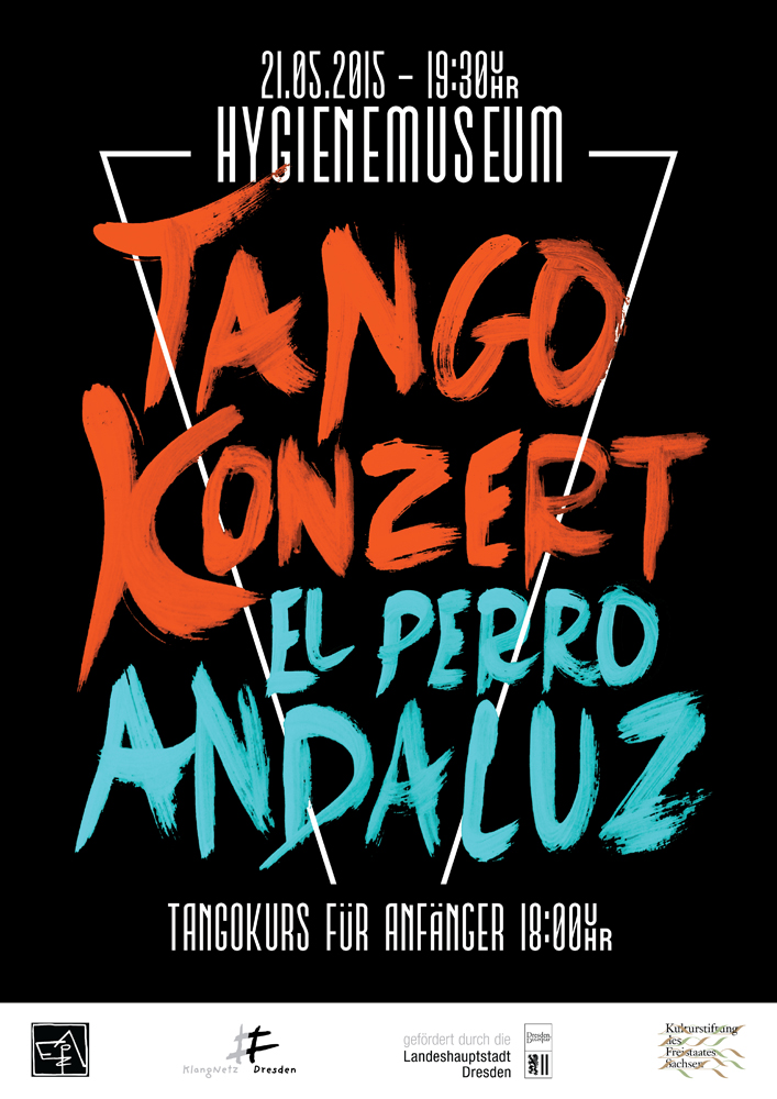 Poster-Design von Stop Drop &amp; Wait für El Perro Andaluz e.V. | Design #5403394