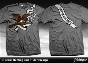 T-Shirt-Design von gekgrfx für Beaus Hunting Club | Design: #1491849