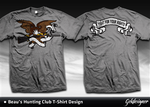 T-Shirt-Design von gekgrfx für Beaus Hunting Club | Design: #1493090