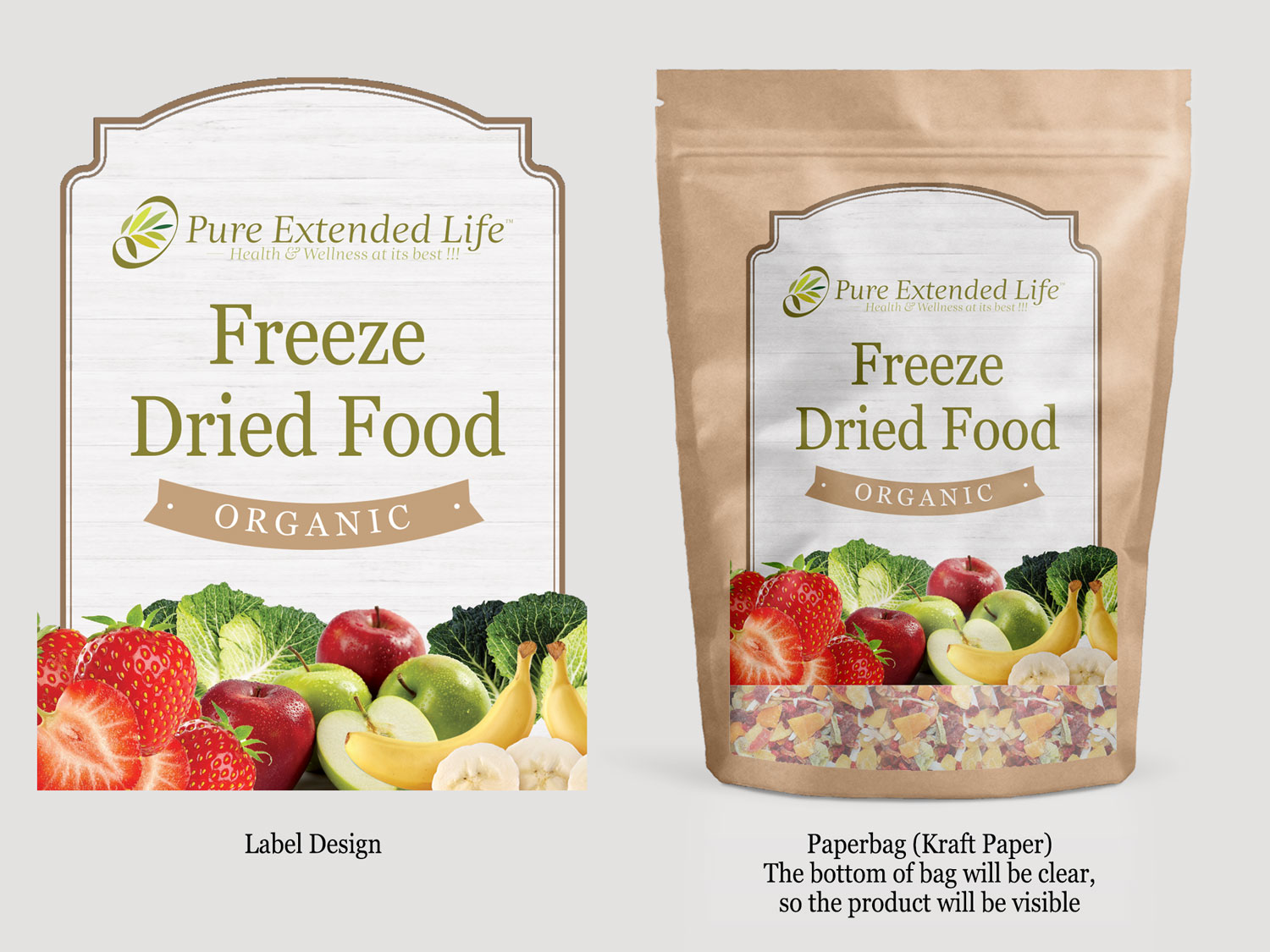 Label Design by ordelya.nicole for Pure Extended Life | Design #12752659