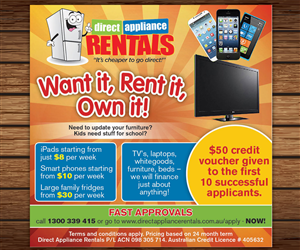 Newspaper Ad Design by saracdesigns for this project | Design: #5337614
