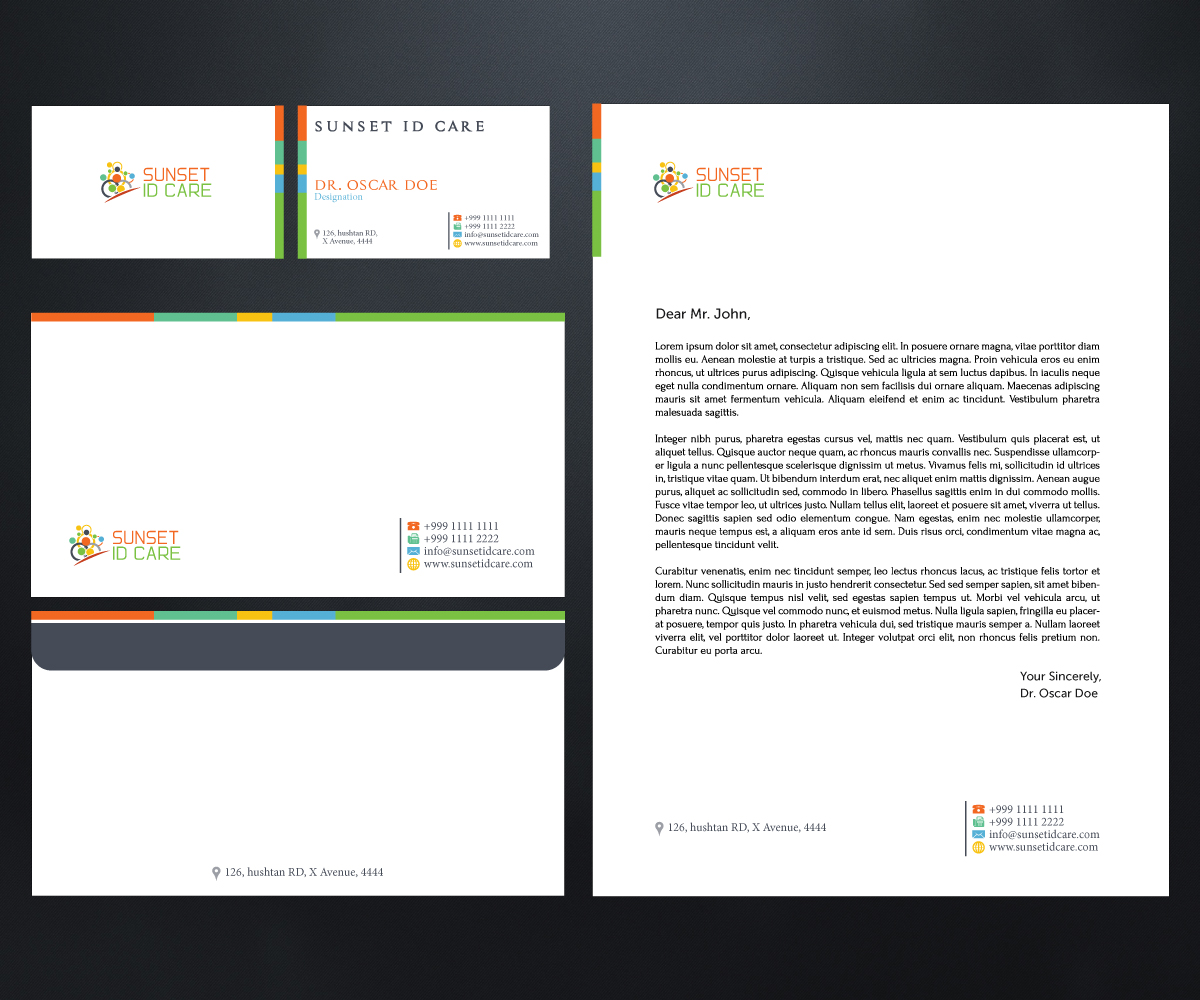Logo Design by Intro Base for Sunset ID CARE PA | Design #5327227
