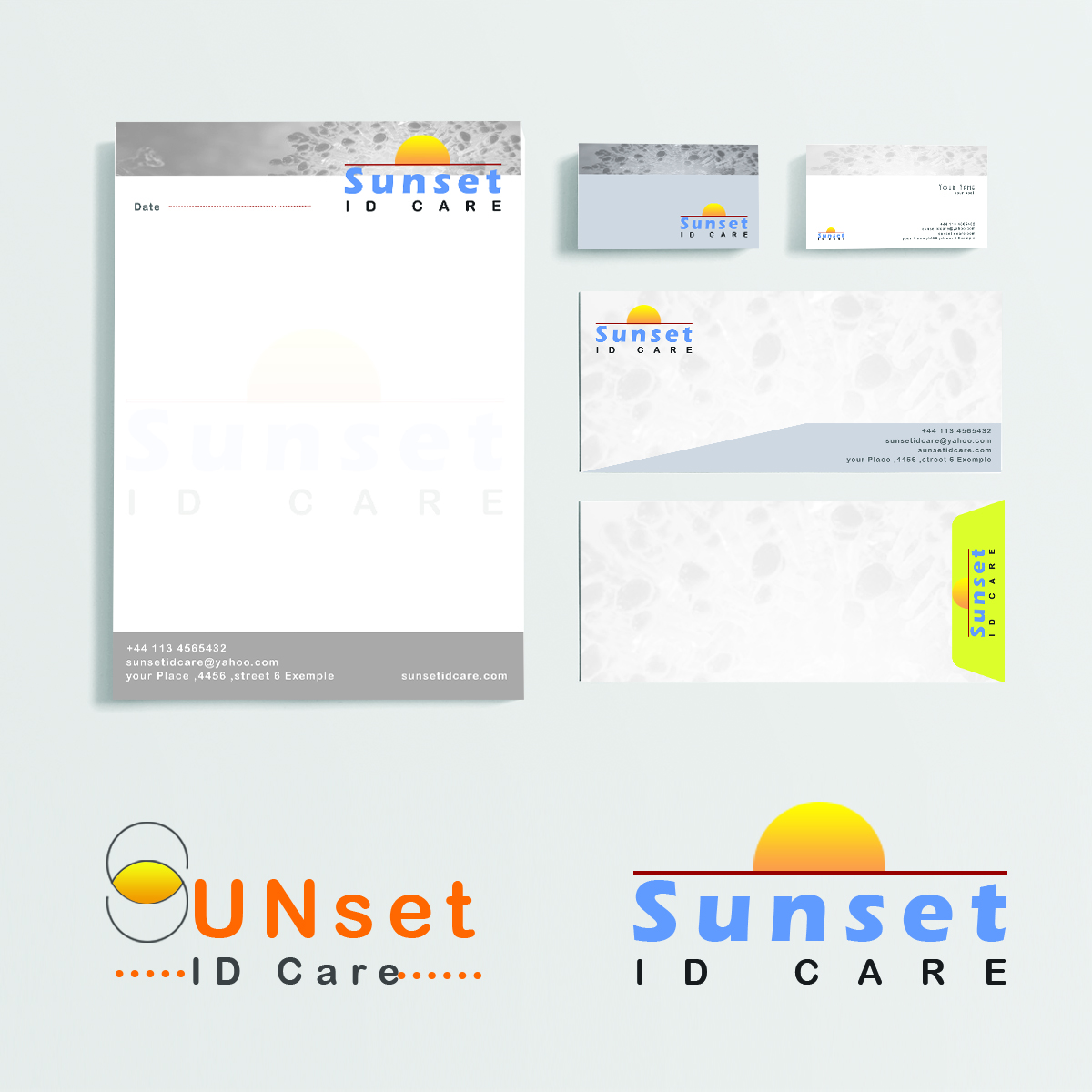 Logo Design by softvitals for Sunset ID CARE PA | Design #5319216
