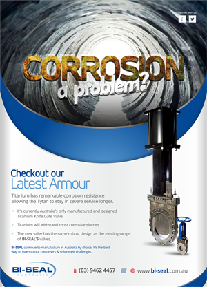 A full page advertisement for a monthly mining magazine