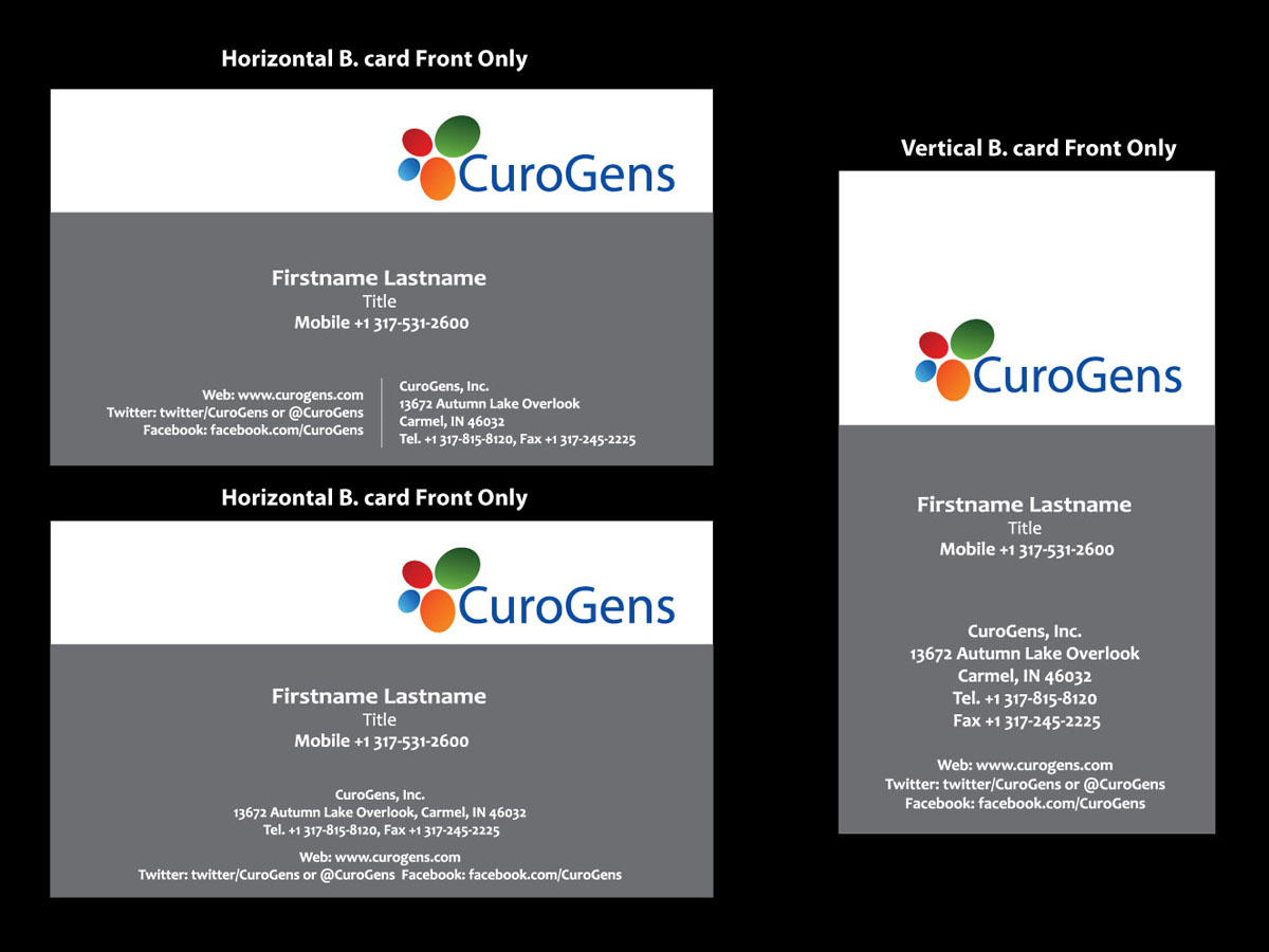 Graphic Design by Creativecognate for CuroGens, Inc. | Design #1485576