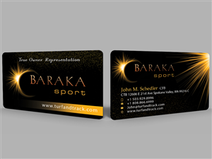 Visitenkarten-Design von alexRox für Baraka Sport | Design: #5333957
