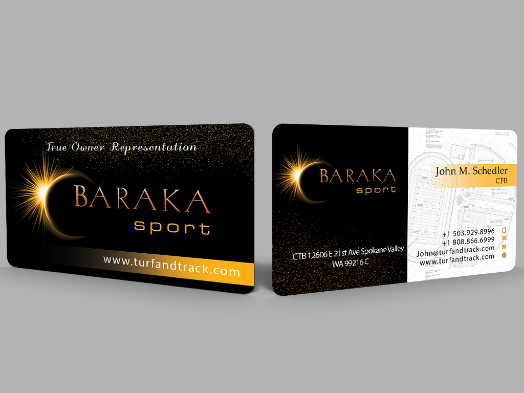 Business Card Design by alexRox for Baraka Sport | Design #5334622